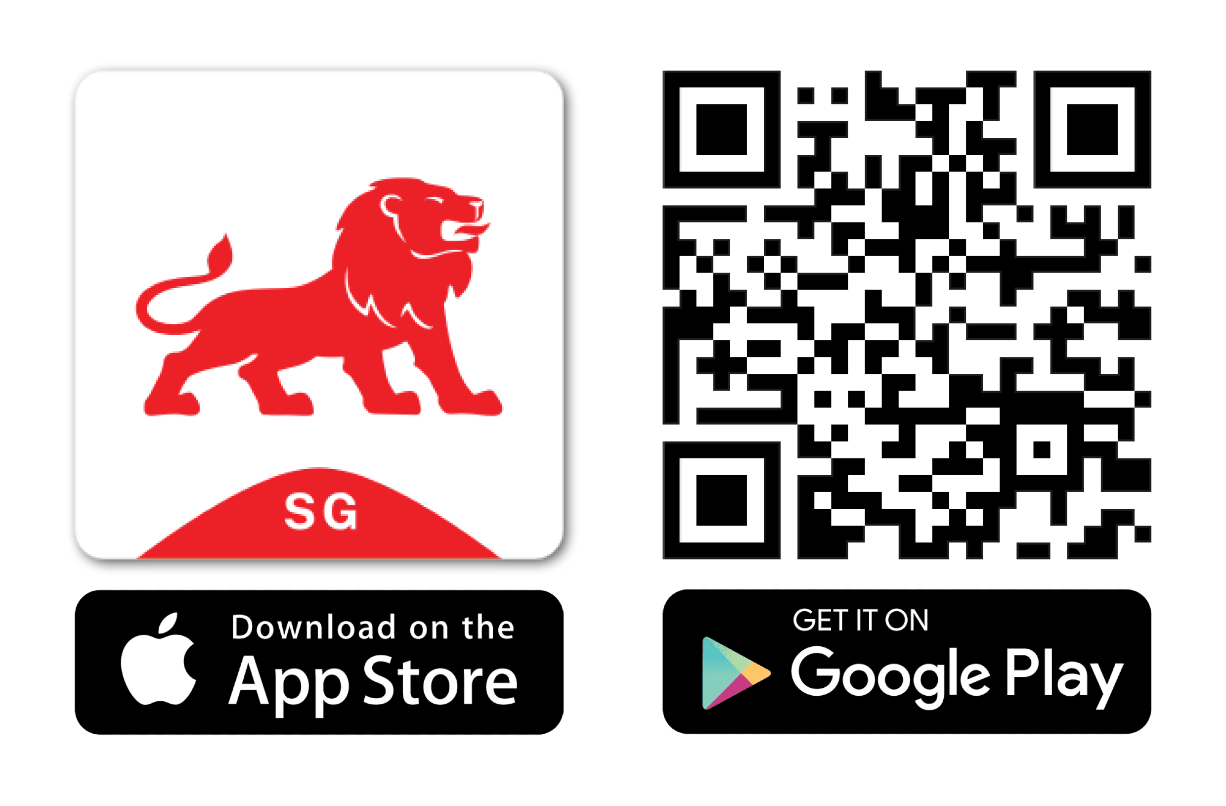 Scan the QR Code to access Great Eastern App today