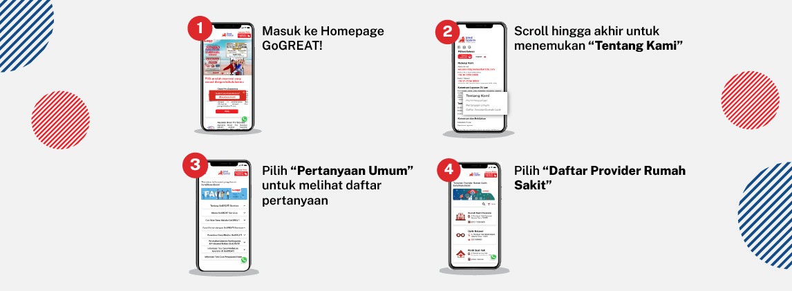 Mengakses FAQ dan Daftar Provider Rumah Sakit
