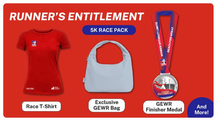Race Pack 5K Great Eastern Women's Run Indonesia 