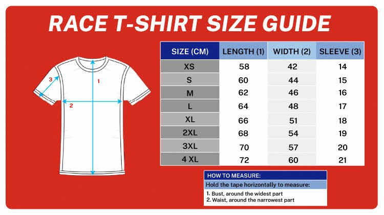 Race Tshirt pada Race Pack 5K Great Eastern Women's Run Indonesia 