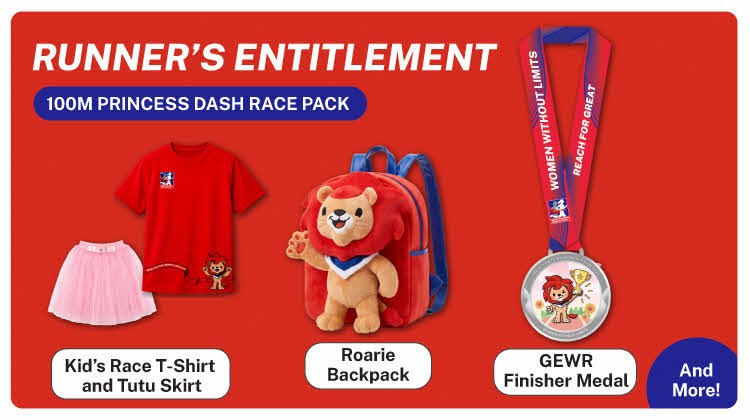 Race Pack Princess Dash Great Eastern Women's Run Indonesia 