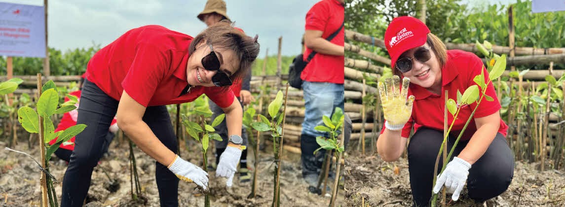 Perkuat Ketahanan Pesisir, Great Eastern Life Indonesia dan OCBC Lakukan Penanaman Mangrove