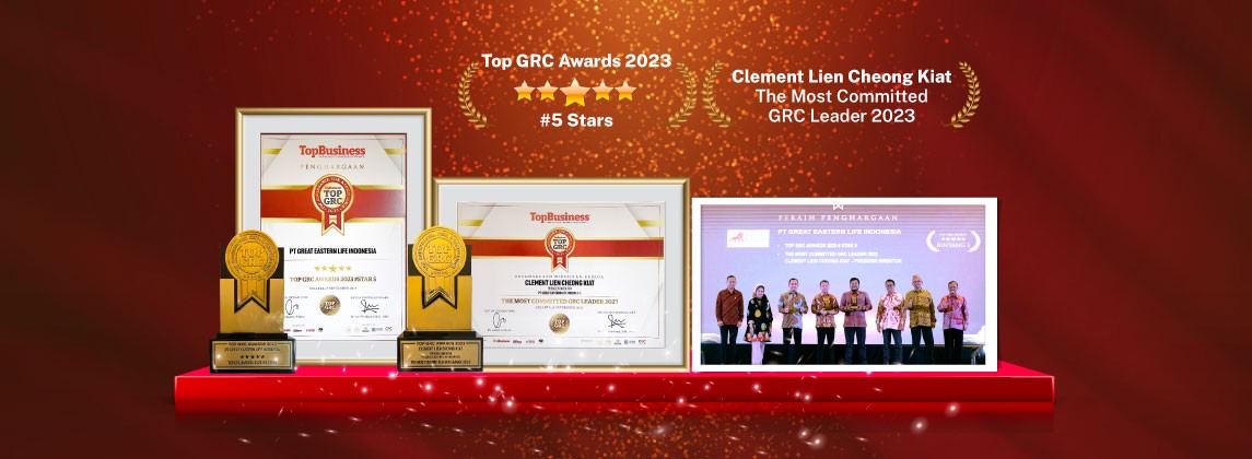 Great Eastern Life Indonesia Raih 5 Star dalam Top Governance, Risk, & Compliance Awards 2023