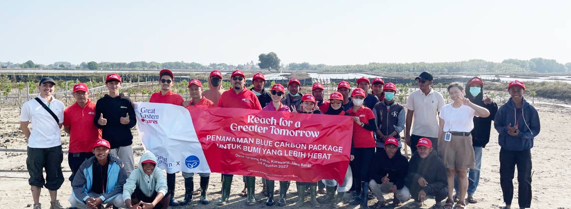 Great Eastern Life Indonesia Kurangi Polusi Melalui Penanaman Mangrove 