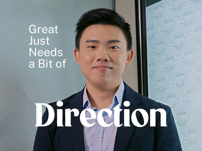 Great Just Needs a Bit of Direction - Clement Ong