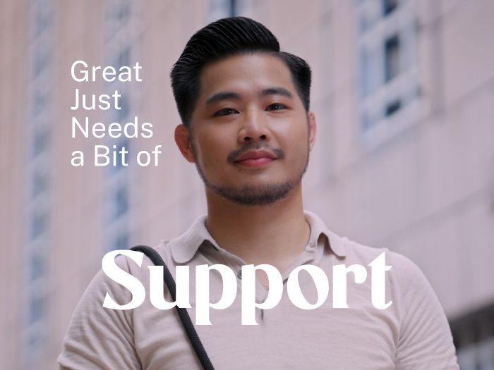 Great Just Needs a Bit of Support - Nicholas Damien Goh