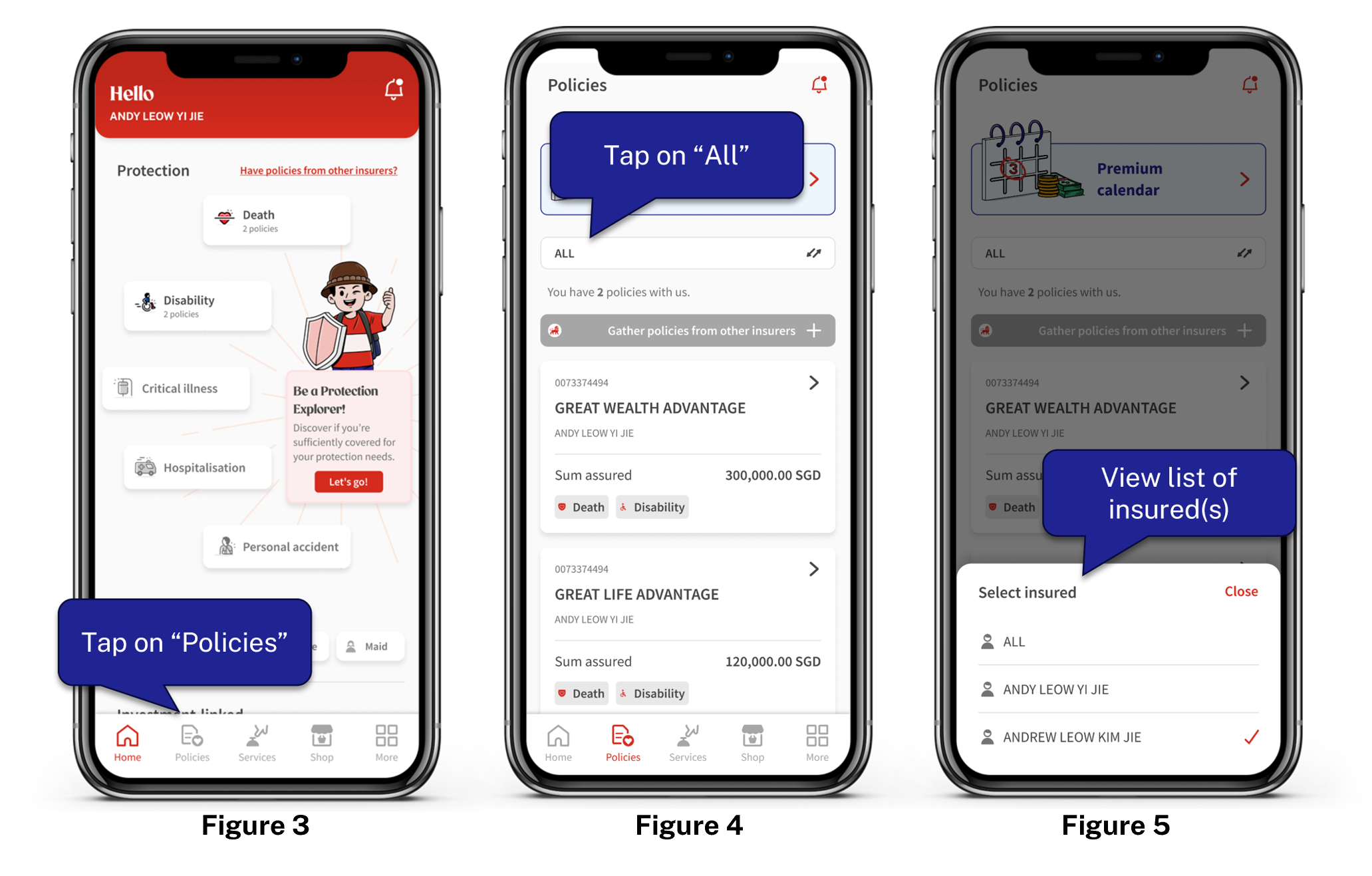 GP$13 Insured Redemption Flow
