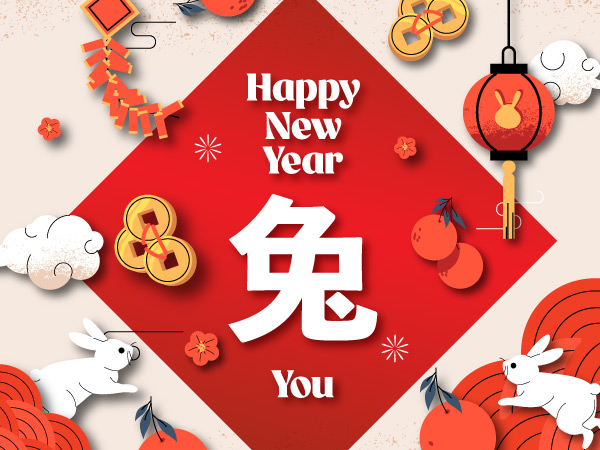 Happy New Year 兔 you