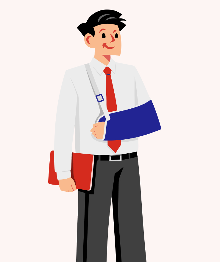 63% of injury-related claims are aged between 30 and 49^