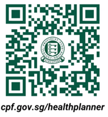CPF health insurance planner QR