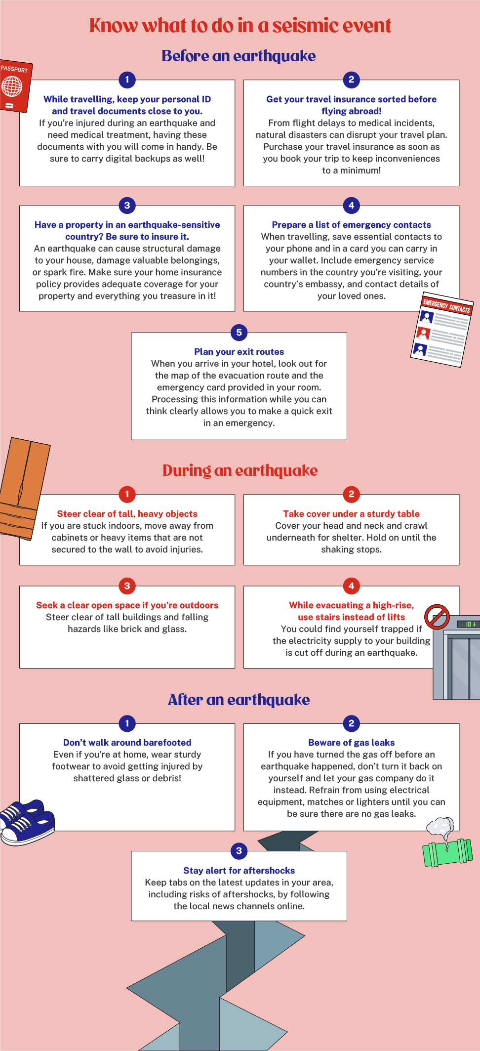 what to do before an earthquake 