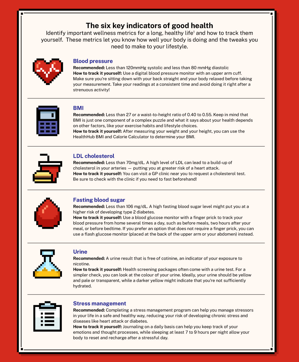 longevity - the 6 (six) indicators of good health 