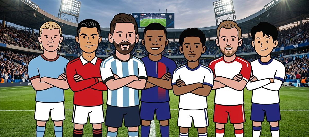 World Cup 2026 FIFA World Cup FIFA 2026 Football World Cup Erling Haaland Cristiano Ronaldo Lionel Messi Kylian Mbappe Jude Bellingham Harry Kane Son Heung Min