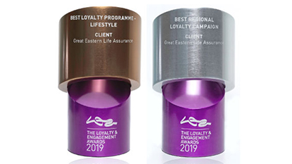 Great Eastern Won Two Awards At Marketing Magazine ’s Loyalty And Engagement Awards In 2019