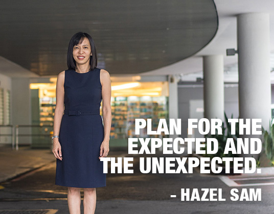 Hazel Sam - Plan for the expected and unexpected