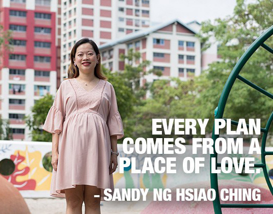 Ng Hsiao Ching. Every plan comes from a place of love