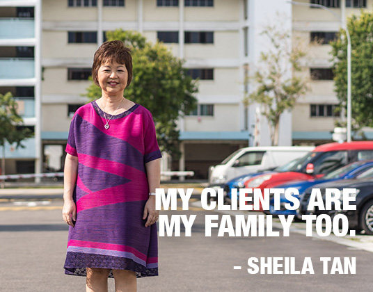 Sheila Tan. My clients are my family too