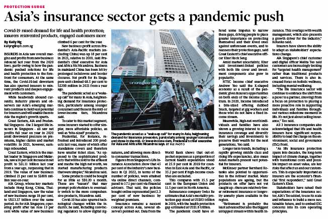 Asia’s insurance sector gets a pandemic push