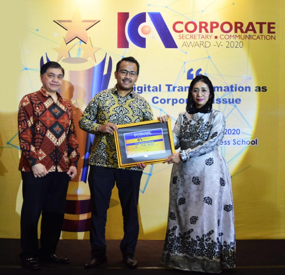The Best Indonesia Corporate Secretary & Corporate Communication 2020 Award