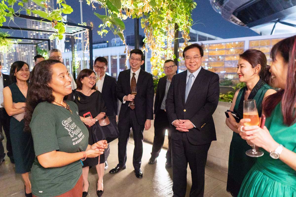 An Eco-friendly Dinner for OCBC clients