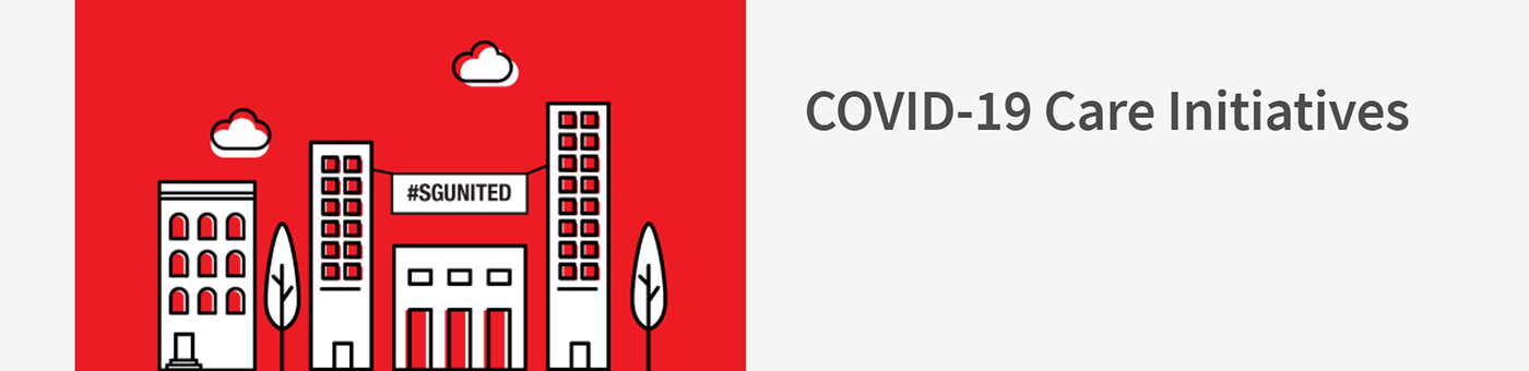COVID-19 landing page on website