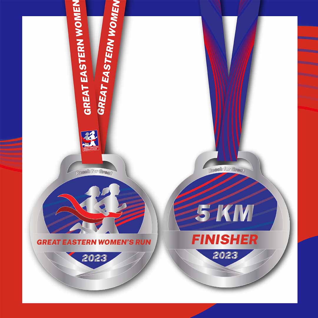 5km, 10km, 21.1km medal