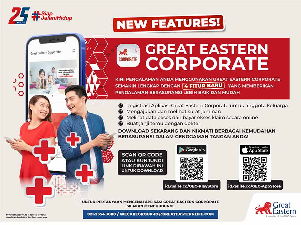 New Features for Great Eastern (Indonesia) Corporate App