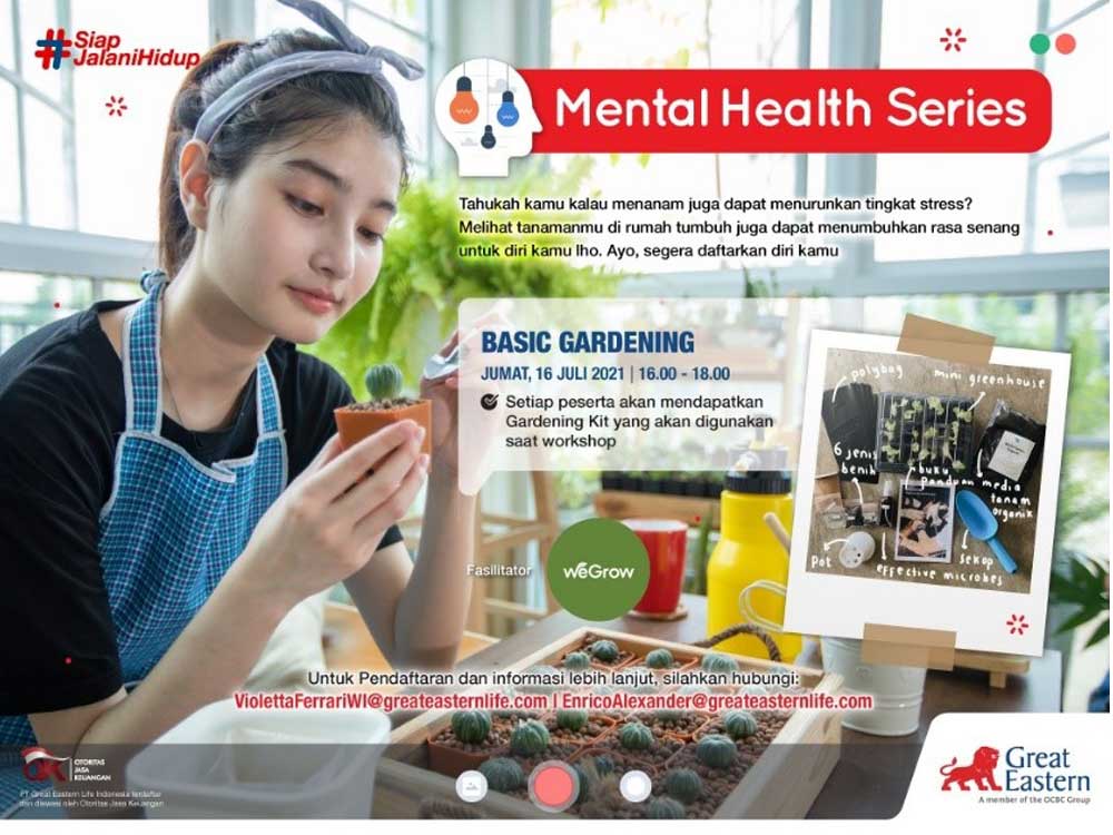 GELI Mental Health Series Activity 3: Keep Productive During WFH with Basic Gardening