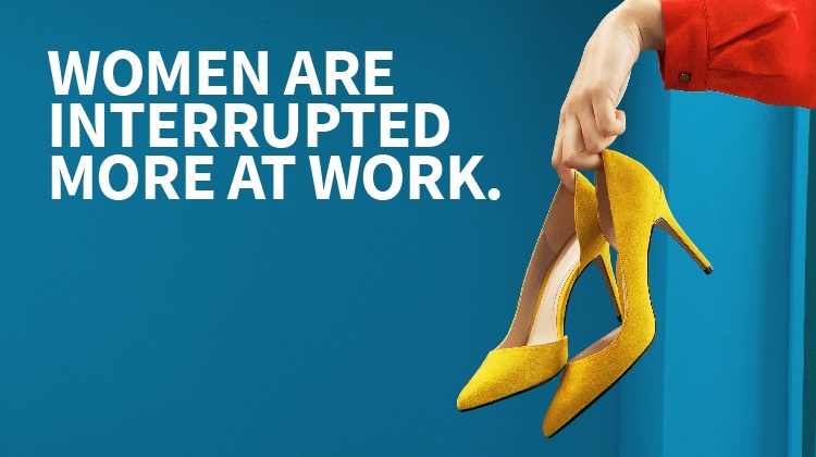 Women are interrupted more at work